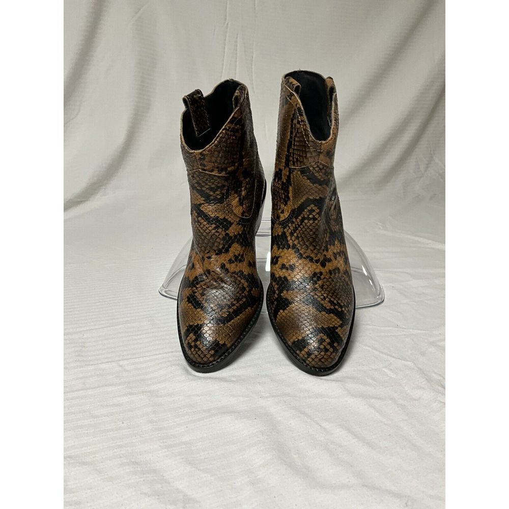 Boden Women Allendale Ankle Boots Booties Snakeskin Leather Western US 7.5. NWOT - Picture 6 of 10